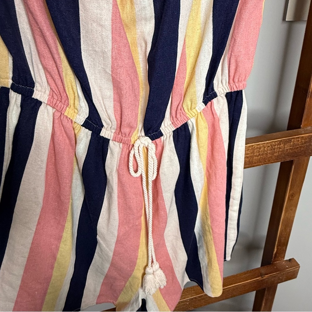 BeBop Multicolor Striped Romper - Picture 3 of 5